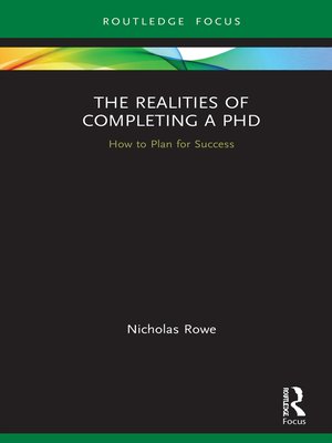 cover image of The Realities of Completing a PhD
